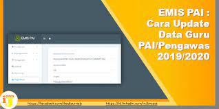 Silahkan membuka google chrome untuk print rekap data. Emis Pai Cara Update Data Guru Pengawas Pai Di Emis Pendis Ij Com