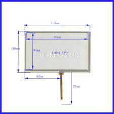 New Resistive Tinch Touch Screens 7 Inch 4 Lines Touch Screen 165 104mm Screen Xwt451 Glass 165mm 104mm On At070tn8 Touch Screen Tablet Accessories Display