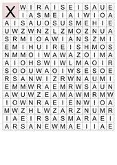 Man kann sie ausschneiden und mit einem stift den zweck hineinschreiben. Blanko Tabelle Zur Herstellung Der Fehlenden Tafeln Ubungsbuchstaben Im Buchstabengitter Legen 4teachers De