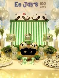 Pearls, lace and other elements that speak to a mom's love of thrifting, antiquing or crafting can create a. 17 Panda Theme Ideas Panda Baby Showers Panda Panda Party