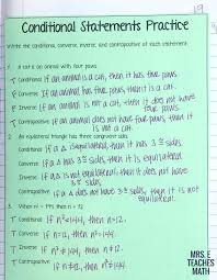 Logic Inb Pages Teaching Geometry Geometry Proofs Geometry Interactive Notebook