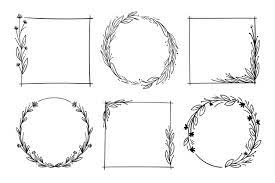 Der rahmen für hochzeitseinladung ist mit pastellorangenrosenmuster verziert. Gratisvektoren Rahmen 225 000 Illus Im Ai Eps Format