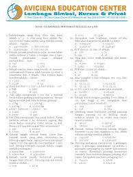 Soal osn matematika sd 2019 nomor 3. Soal Olimpiade Matematika Sd