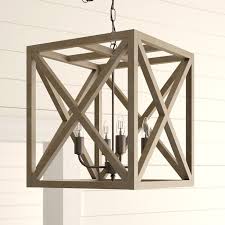 Sherman 4 Light Lantern Square Rectangle Pendant In 2020 Rectangle Light Fixture Lantern Lights Lantern Light Fixture