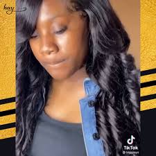 Sew in side part closure with bundles, Hairstyle: Body wave, Length: 24  inches