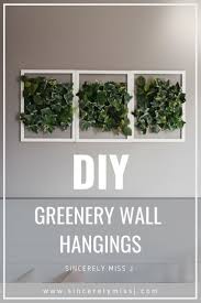 How To Diy Faux Greenery Wall Hanging In 2020 Greenery Wall Decor Living Wall Diy Wall Decor Bedroom