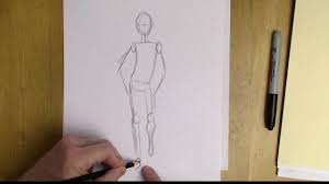 How To Draw A Man Walking - Breakdown Of Body Dynamics - Youtube