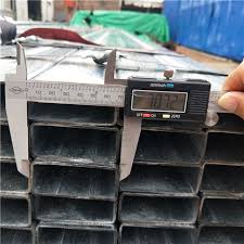 China Minjie A001 Pre Galvanized Rectangular Tube