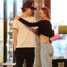 Lily Rose Depp On Instagram Jewelry On Men Is So Attractive Lilyrosedepp Timotheechalamet Lily Rose Depp Lily Rose Cute Couples