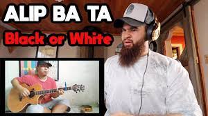 Tribunjakarta.com berhasil mewancarai khusus alip ba ta fingerstyle, begitu ia biasa disapa penggemarnya, di tempat kerjanya di kawasan cakung, jakarta timur alif gustakhiyat. Alip Ba Ta Black Or White Fingerstyle Cover Reaction Youtube