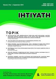 Sebelum menerapkan analisis jurnal yang sesuai, lakukan. Ihtiyath Jurnal Manajemen Keuangan Syariah