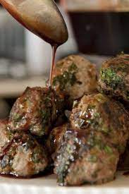 Scallion Meatballs With Soy Ginger Glaze Recipe Recipe Recipes Food Soy Ginger Glaze Recipe
