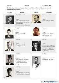 Pendidikan di indonesia semakin berkembang.era milenial mempengaruhi pendidikan di indonesia.sebutkan dua contoh perubahan pendidikan di era digital. Sejarah Tahun 6 Tokoh Pemimpin Worksheet