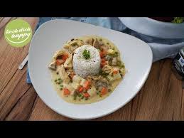 Amc Huhnerfrikassee Mit Spargel Youtube Huhner Frikassee Huhnerfrikassee Frikassee