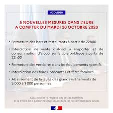 Désactiver cette option nous empêchera de mesurer l'audience, de faire des statistiques et d'améliorer la qualité de. Covid 19 Nouvelles Mesures Dans L Eure Site Officiel De Pont Audemer Vallee De La Risle
