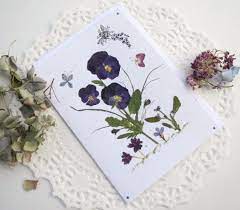 Plus, it's an easy way to keep the beauty of spring and summer blooms alive (almost) forever. Pansy Card Pressed Flowers Pansies Butterflies And Bee Etsy Pressed Flower Crafts Pressed Flowers Pressed Flowers Diy