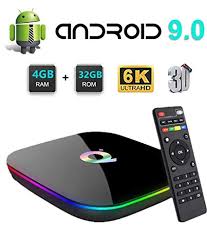 Q Plus Android 9 0 Tv Box Android Tv Box 4gb Ram 32gb Rom H6 Quadcore Cortex A53 Support 3d 6k Ultra Hd H 265 2 4ghz Wifi Usb 3 0 Smart Tv Box