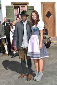 David alaba at uefa champions league quarter final match between between sl benfica and fc bayern muenchen on april 13, 2016. Bayern Germany On Twitter Oktoberfest 2015 David Alaba And His Girlfriend Katja Http T Co Hd5v2ngdqt