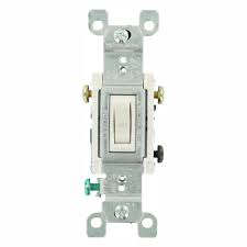 This is because the switch may turn the light on or off in either position, depending on the. Leviton 15 Amp 3 Way Toggle Switch White 6 Pack M22 01453 2wm The Home Depot