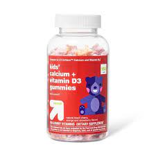 Calcium is an important mineral for growing kids as it assists with building healthy bones and maintaining bone strength, while vitamin d3 helps the body absorb dietary calcium. Kids Calcium Vitamin D3 Gummies Black Cherry Orange Strawberry 150ct Up Up Target