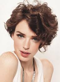 Short Curly Asymmetrical Hairstyles Google Search With Images Oval Face Hairstyles Oval Face Haircuts Short Curly Haircuts