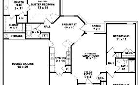 At advanced house plans, our many one story house plans also include luxurious touches such as ornate ceilings. Best Of House Plans 3 Bedroom 1 Bathroom New Home Plans Dokter Andalan