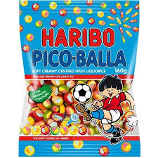 1 review write a review $ 2.69. Haribo Pico Balla 100g 25 Uvas