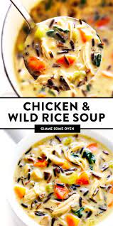 Chicken And Wild Rice Soup Recipe Gimme Some Oven Recipe Wild Rice Soup Recipes Wild Rice Soup Rice Soup Recipes