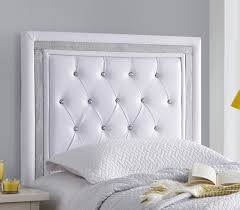 Can you use twin sheets on a twin xl bed? Stylish College Decor White With Silver Crystal Border Tavira Allurea Dorm Twin Xl Headboard