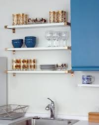 Decorate Your Kitchen With These Ingenious Ikea Hacks Ikea Shelf Brackets Ikea Shelves Glam Kitchen
