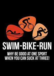 Swim Bike Run Funny Gift Poster Print By Posterworld Displate Triathlon Motivation Triathlon Quotes Ironman Triathlon