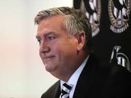 Eddie mcguire struggled to control his emotions as he announced his resignation.source:news corp australia. Btvmbhhhuehpsm