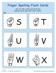 Almost any workplace or field can benefit from an employee fluent in asl, and students looking to study it can choose from a variety of focus areas and degree levels. Sign Language Flash Cards S Thru X Worksheet Education Com Sign Language Words Sign Language Alphabet Baby Sign Language Flash Cards