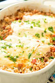 Italian Cheesy Chicken And Rice Casserole On Myrecipemagic Com Easy Chicken Casserole Recipes Chicken Recipes Casserole Dinner Casseroles