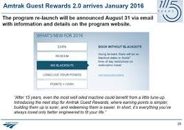 Amtrak Revenue Based Amtrak To Tie Award Prices To Ticket