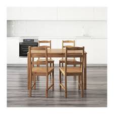 Jokkmokk Table And 4 Chairs Antique Stain Ikea Ikea Dining Table Kitchen Design Small Ikea Lack Table