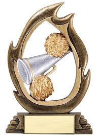 Cheerleadingflame Series Trophy Burning Cheerleading Awards By Decade Awards Cheerleading Award Cheer Award Trophy