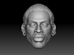 Jack Tunney 3D printed action figure head