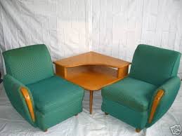 Heywood Wakefield Chairs With The Heywood Wakefield Corner Table In Really Nice C Mid Century Living Room Furniture Mid Century Decor Mid Century Furniture