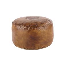 Brown Goatskin Pouffe Maisons Du Monde Pouf Cuir Pouf Maison Du Monde Cuir