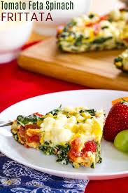 Tomato Feta Spinach Frittata Recipe Cupcakes Kale Chips Recipe Baked Eggs Recipe Spinach Frittata Recipes