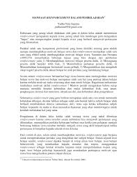 Jadi pemahaman tentang manusia dalam psikologi humanistik berdasarkan kepada keyakinan bahwa. Pdf Manfaat Reinforcement Dalam Pembelajaran