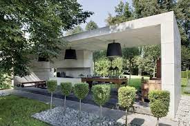 perfect outdoor kitchen relaxing terrace home garden design garden pavilion outdoor design