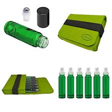 Or, if you don't use essential oils, it could easily be adapted to make a great bag for nail polish and nail care items. Novscent Premium Refillable Empty Rollon Bottle Set Include 6 Piece 10ml Roller Bottles And 1x Green Carrying Case Lfor Diy Essential Oil Perfume Storage Green Buy Online In Aruba At Aruba Desertcart Com Productid