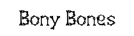 The set of incised ancient chinese characters found on oracle bones used in divination during bronze age china. Bony Bones Font Ffonts Net