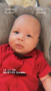 #9July2023 One month old & gettin baldy. Happy one month my son-shine. Grow  Happy & Healthy ❤️🌞 Mommy & Daddy love you so mucho 🫰🏻 #manyue #sonshine  #sonshine☀️ #mysonshine☀️