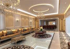 ديكورات جبس بورد مجالس مودرن 2019 للمساحات الكبيرة مشاهير