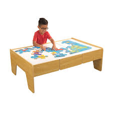 Free 2 Day Shipping Buy Kidkraft Wooden Play Table Natural At Walmart Com In 2020 Kids Activity Table Play Table Wooden Train Table