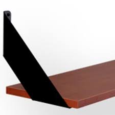 10 In Over Under Shelf Bracket Black At Menards Shelf Brackets Shelves Storage Organization
