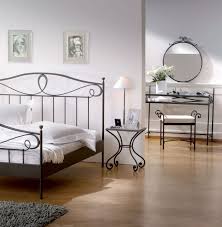 Hasena Romantic Lurano Solid Wrought Iron Bedside Table Crop Decoist Wrought Iron Beds Iron Bed Wrought Iron Bedside Tables